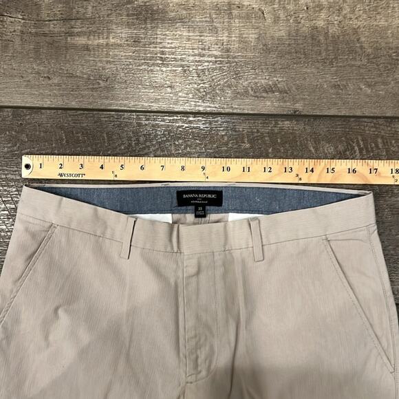Banana Republic Men's Kentfield Slim Straight Pant Tan Size 33 - Picture 3 of 9